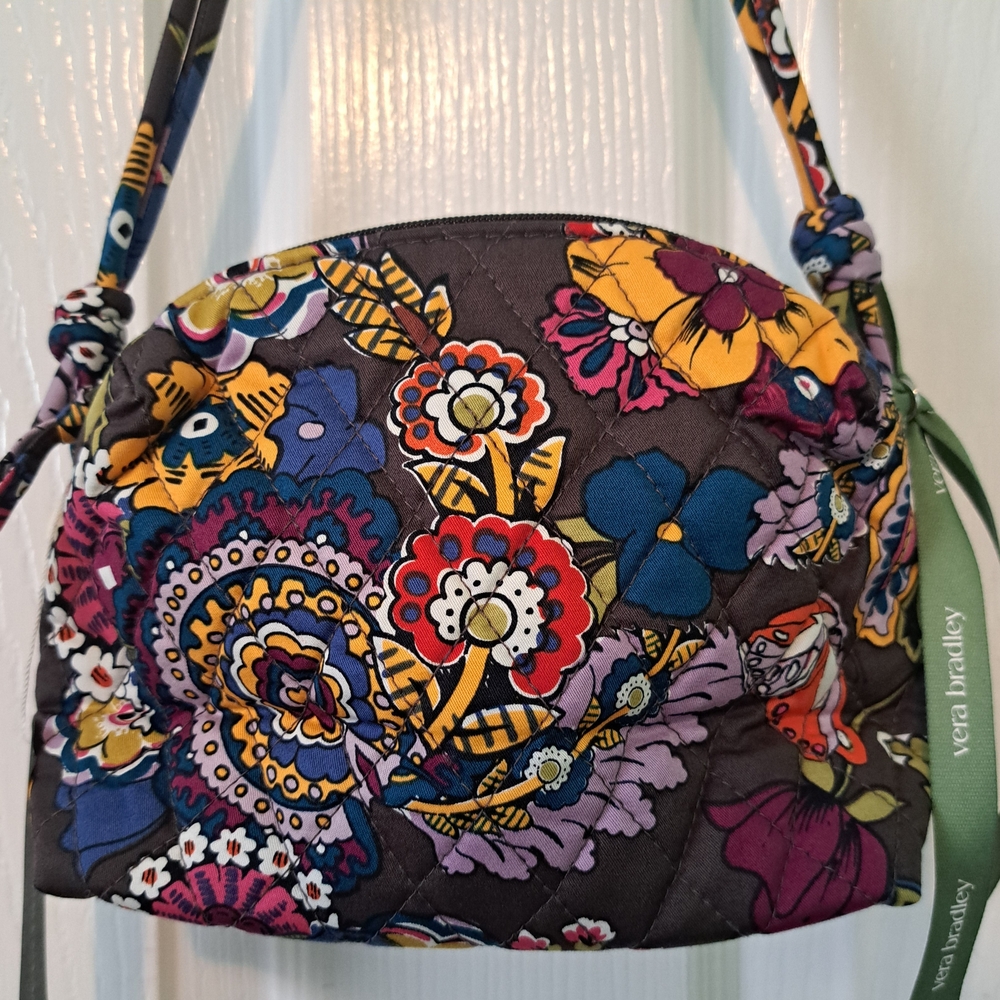 Vera Bradley Blake Colorful Floral Crossbody - Picture 2 of 4